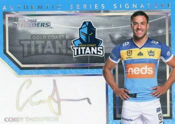 2022 NRL Traders - Authentic Signatures #AS05 Corey Thompson Front